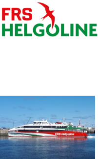Schnellfähre: •	ab Hamburg •	ab Cuxhaven